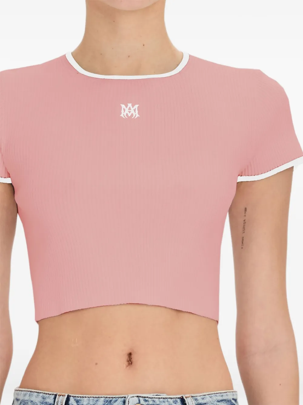 AMIRI ribbed-knit short-sleeved top | T-Shirts & Jersey Shirts | Image 2