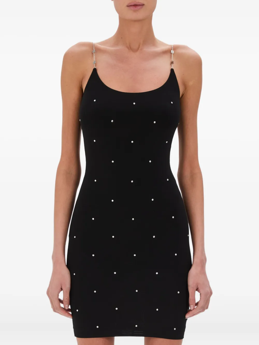 AMIRI crystal-embellished mini dress | Black | Image 1