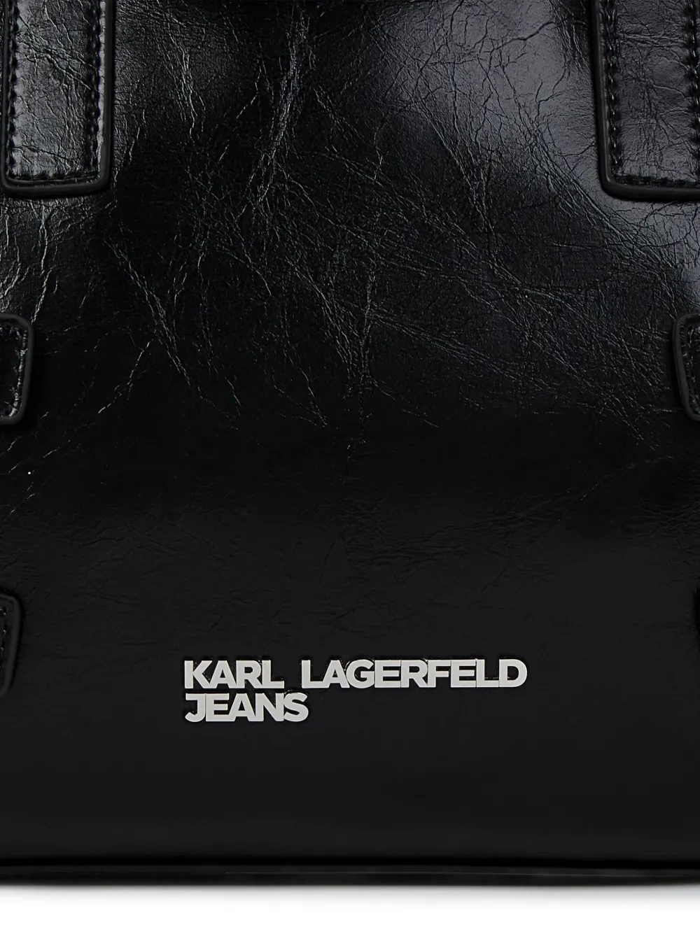 Karl Lagerfeld Jeans Shopper van imitatieleer Zwart