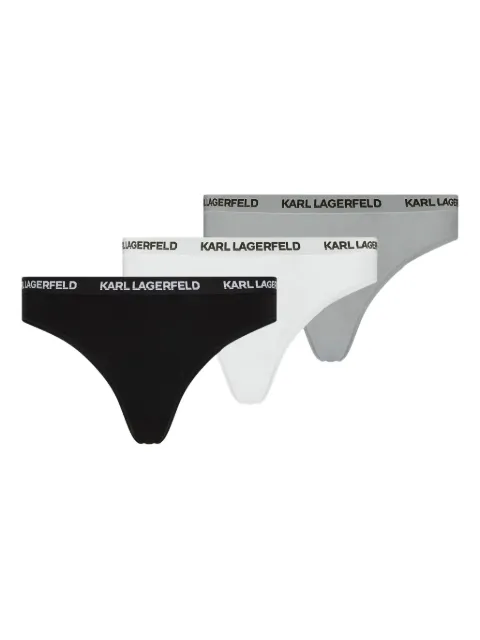 Karl Lagerfeld logo-waistband brief (pack of three)
