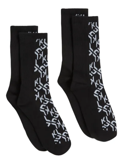 Karl Lagerfeld Jeans monogram-pattern socks