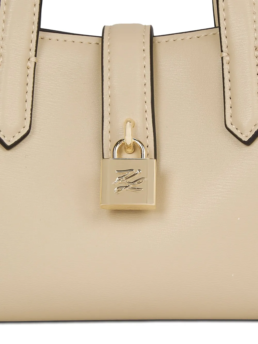 Karl Lagerfeld Shopper met slot Beige