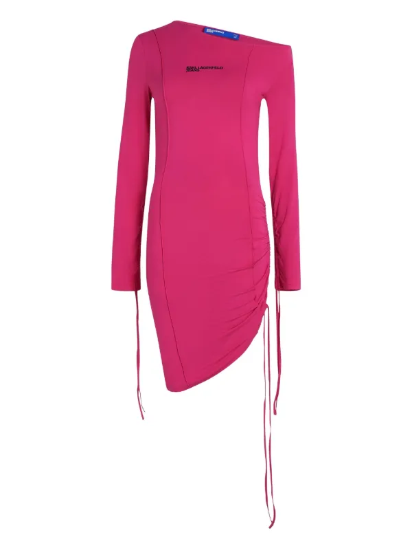 karl lagerfeld dress pink Karl Lagerfeld Women's Poplin Midi Sundress - Pink