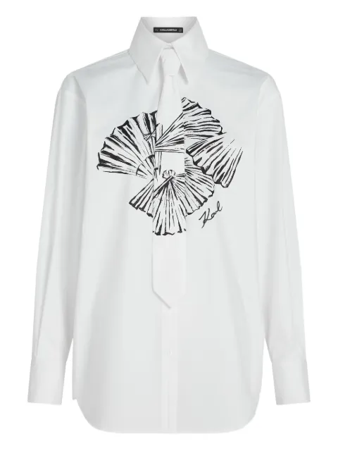 Karl Lagerfeld camisa con detalle de moño