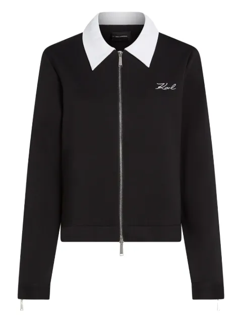 Karl Lagerfeld veste à fermeture zippée
