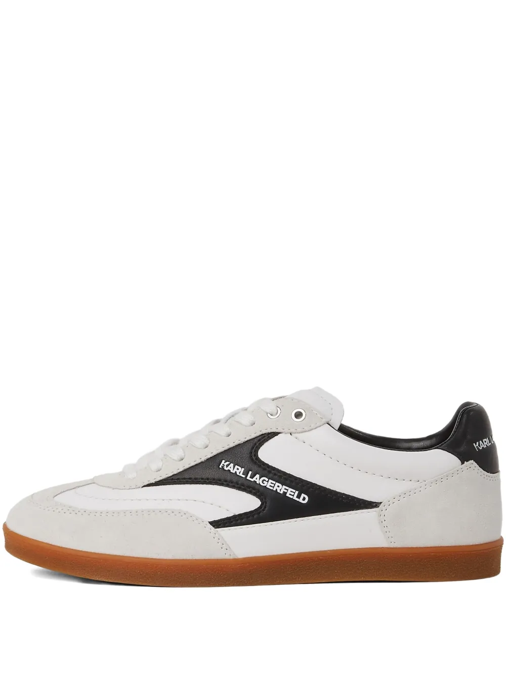 Karl Lagerfeld Jeans Kandidate leren sneakers Wit