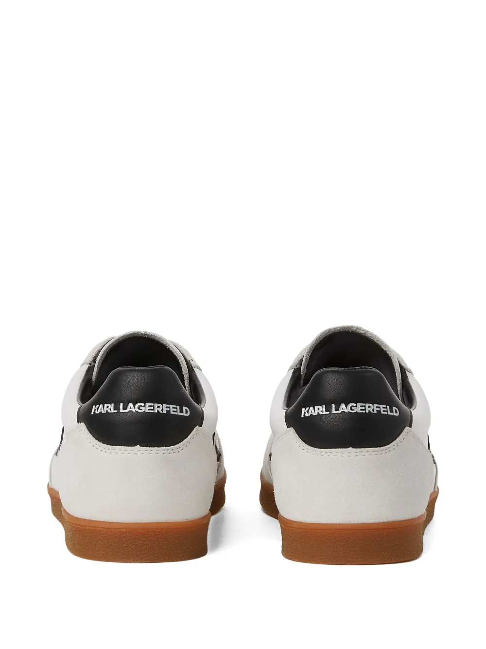 Karl Lagerfeld Jeans Kandidate leren sneakers Wit