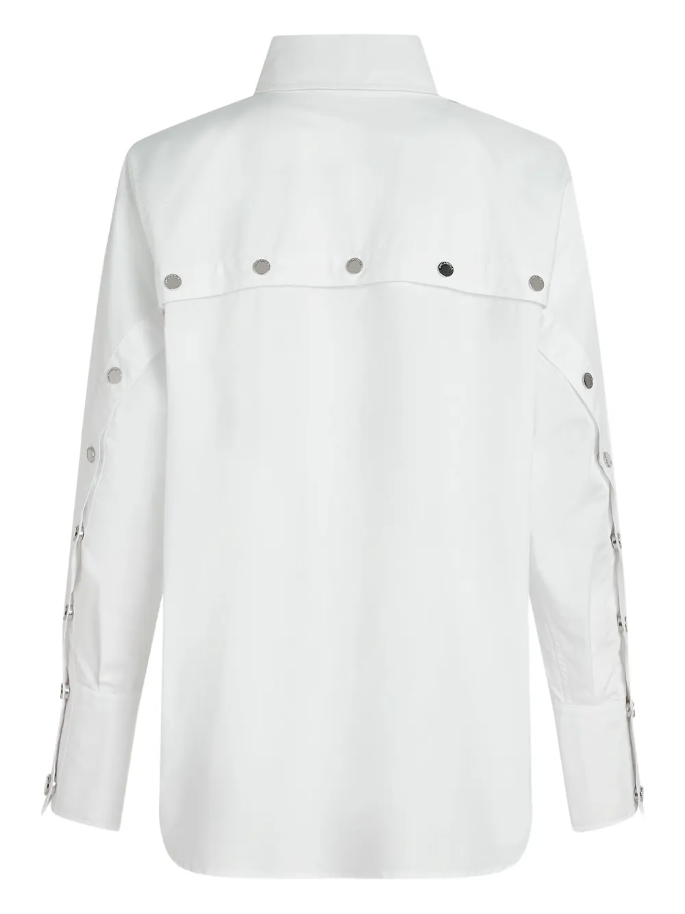 Karl Lagerfeld Press-stud Detailing Shirt In White