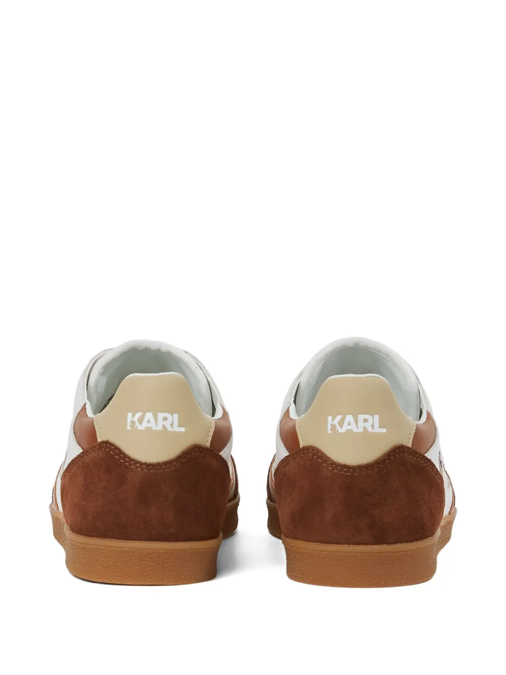 Karl Lagerfeld Kandidate Signia sneakers met borduurwerk Bruin