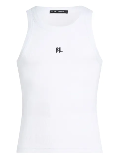 Karl Lagerfeld Trägershirt mit Logo-Patch