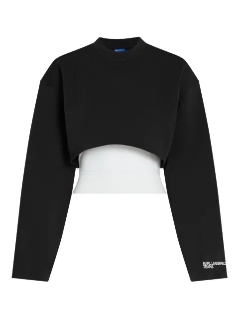 Karl Lagerfeld Jeans layered sweatshirt