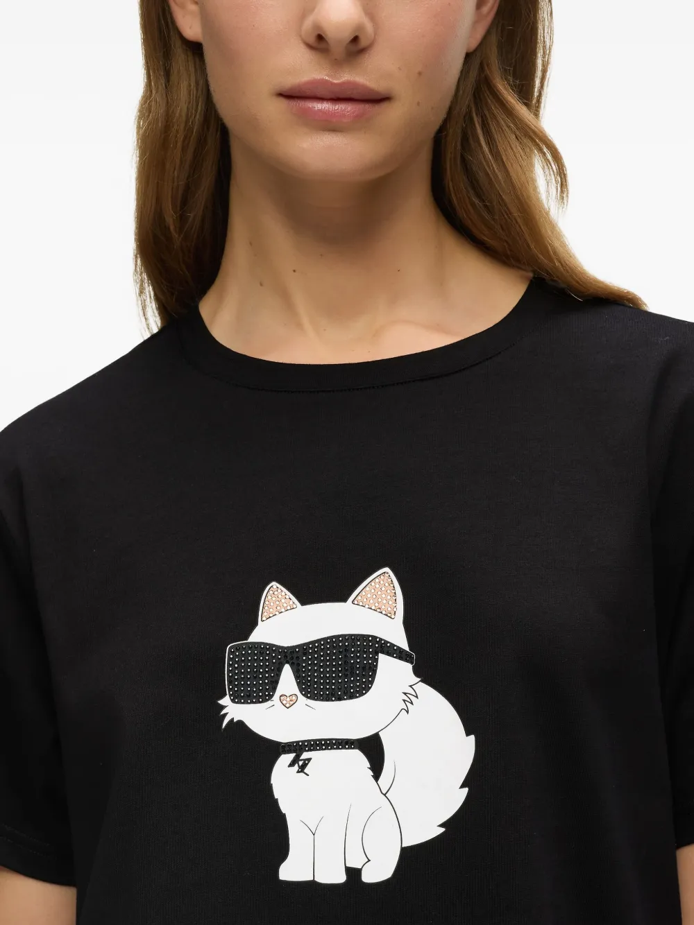 Karl Lagerfeld Ikon pyjamashirt Zwart