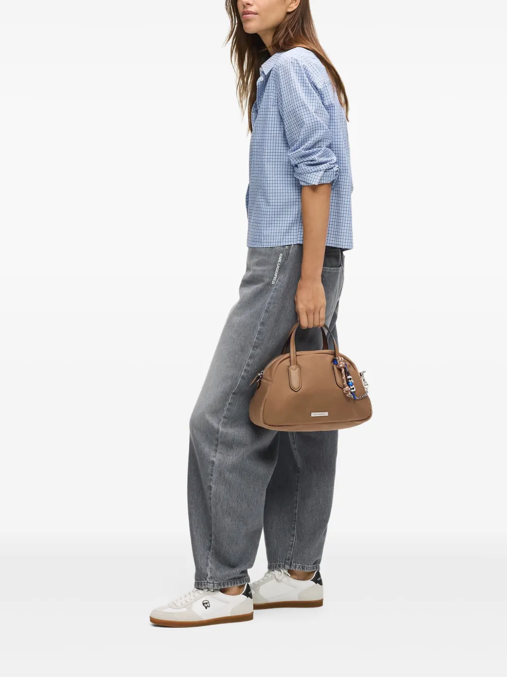 Karl Lagerfeld Ikon crossbodytas Beige