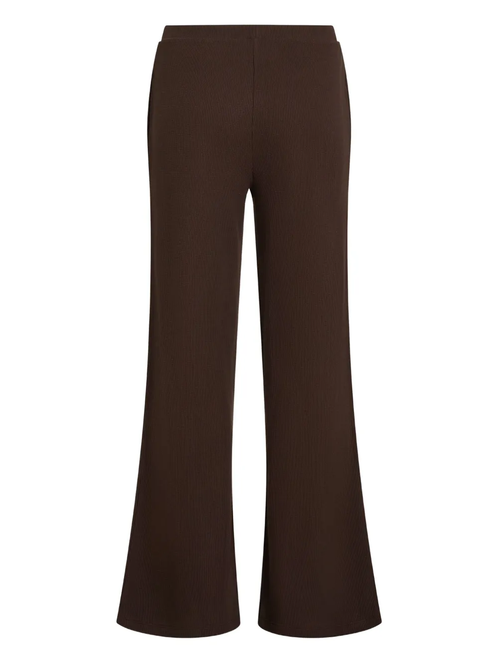 Karl Lagerfeld crest-embroidered trousers | Brown | Image 1