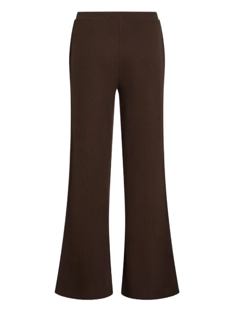 Karl Lagerfeld crest-embroidered trousers 