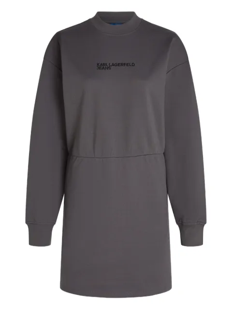 logo-detail cotton mini dress