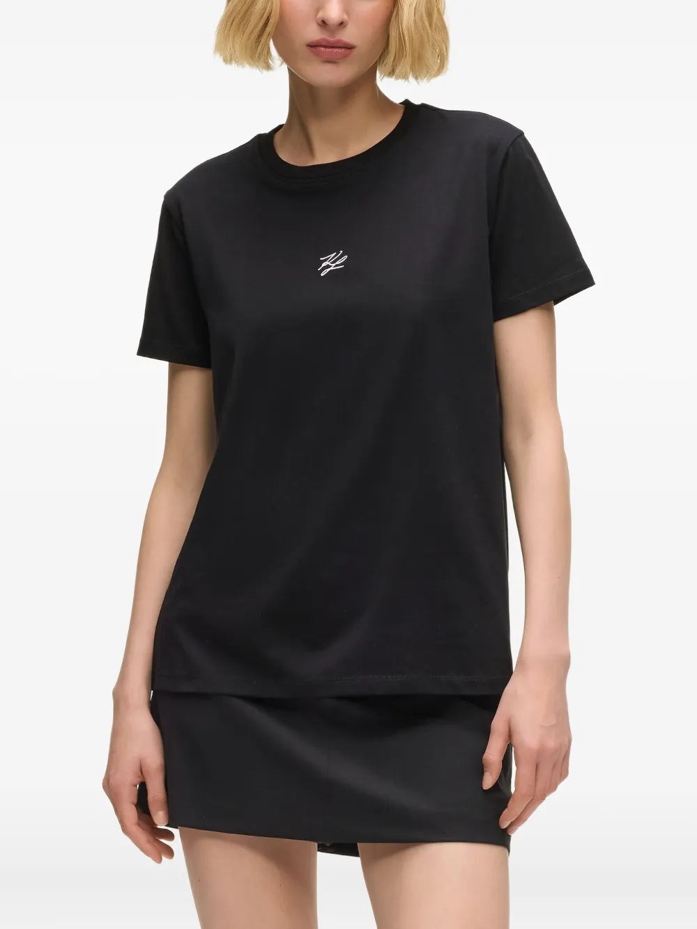 Karl Lagerfeld Autograph T-shirt Zwart