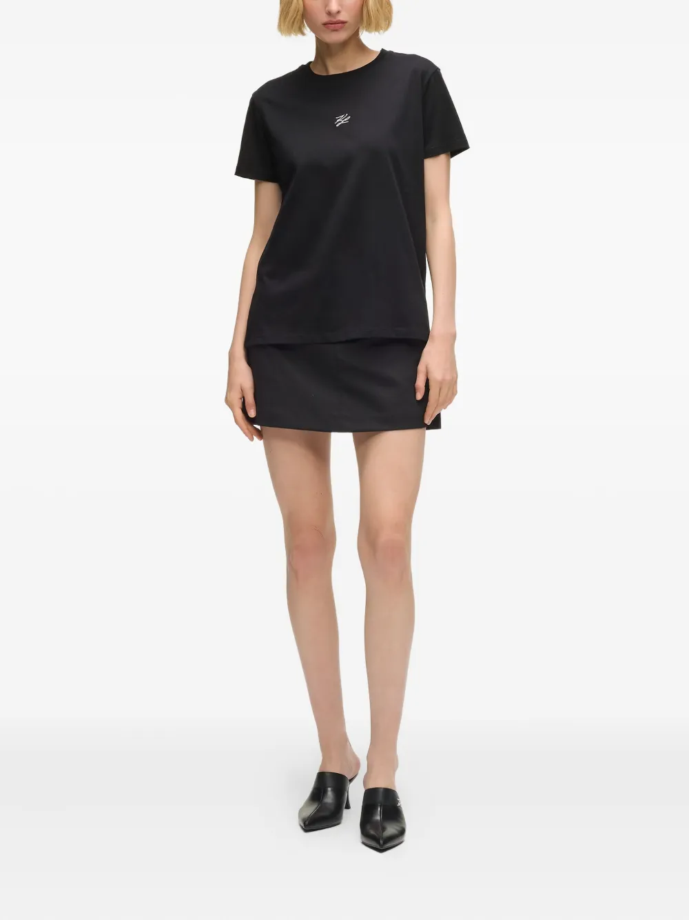 Karl Lagerfeld Autograph T-shirt Zwart