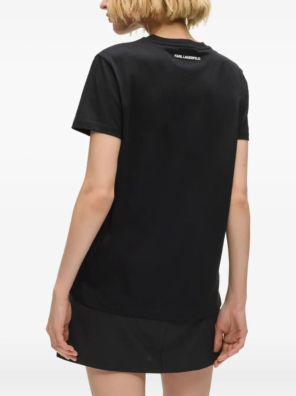 Karl Lagerfeld Autograph T-shirt Zwart