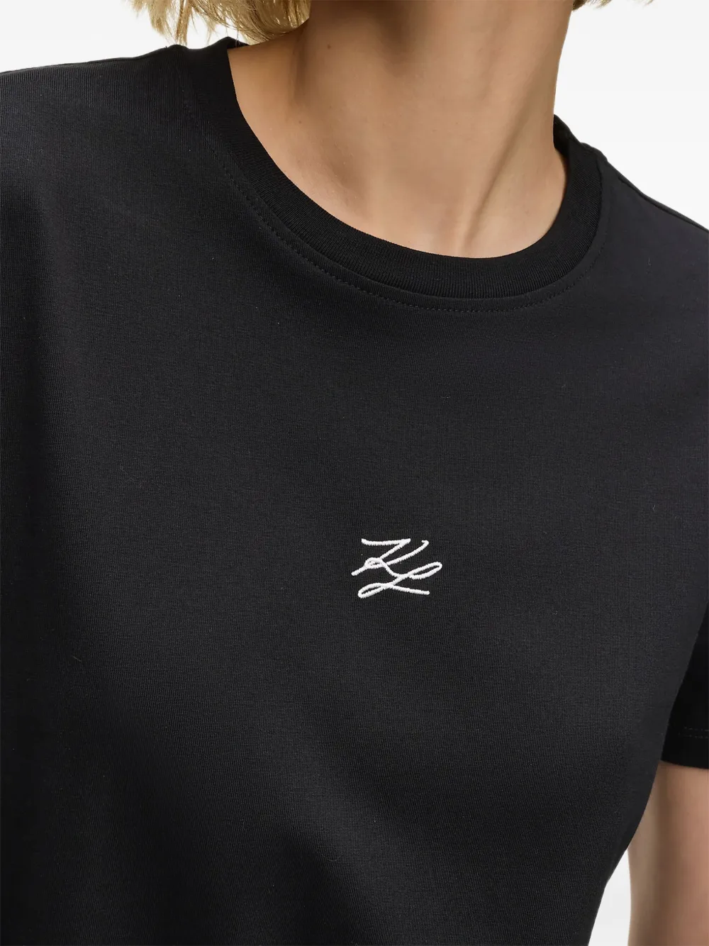 Karl Lagerfeld Autograph T-shirt Zwart