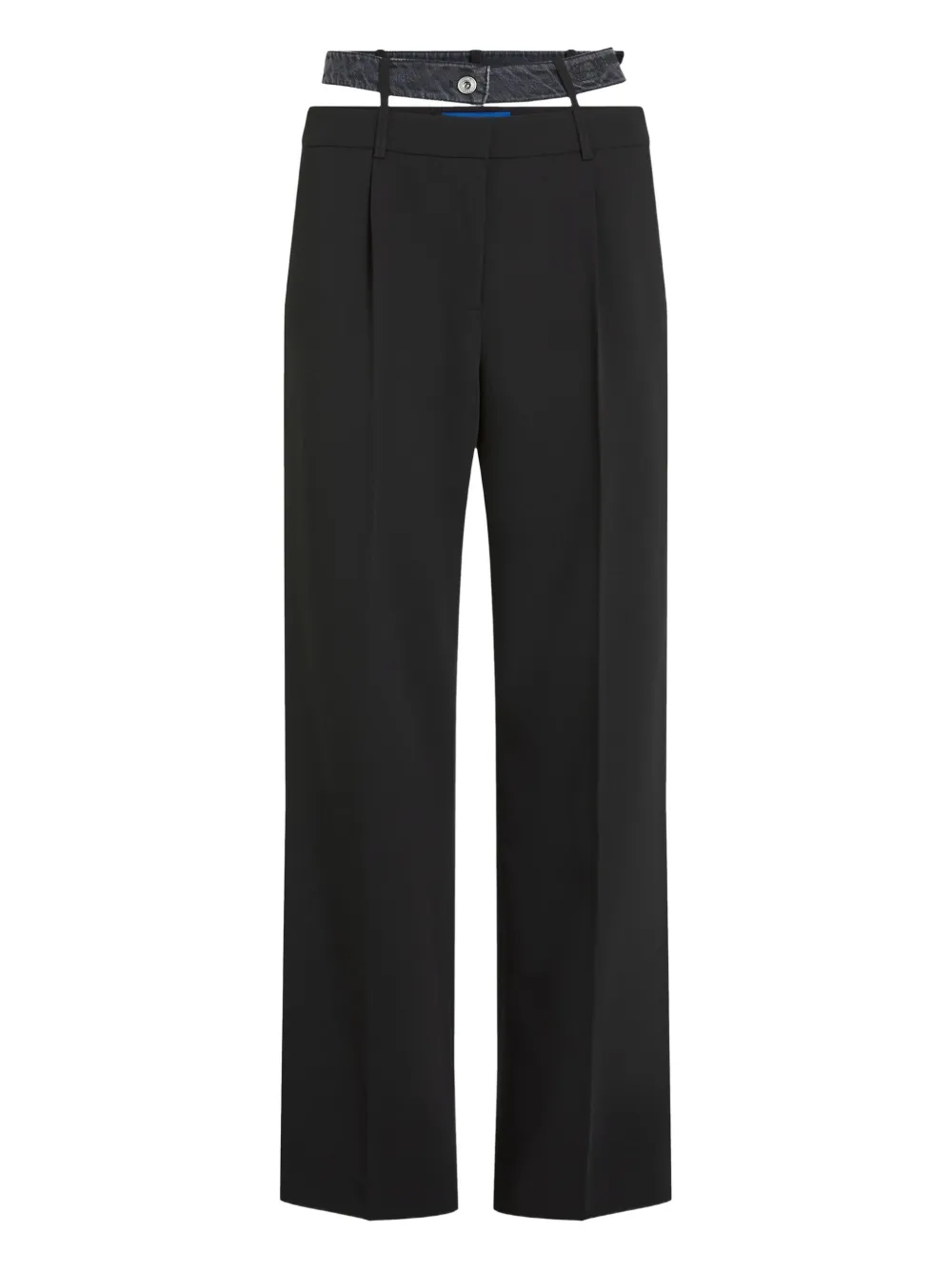 Karl Lagerfeld Jeans Calça com cós duplo | Preto | Image 1