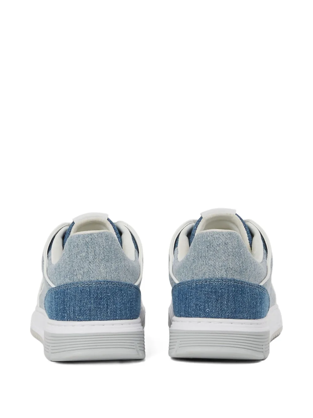 Karl Lagerfeld Jeans Kourtney sneakers met denim vlakken Blauw