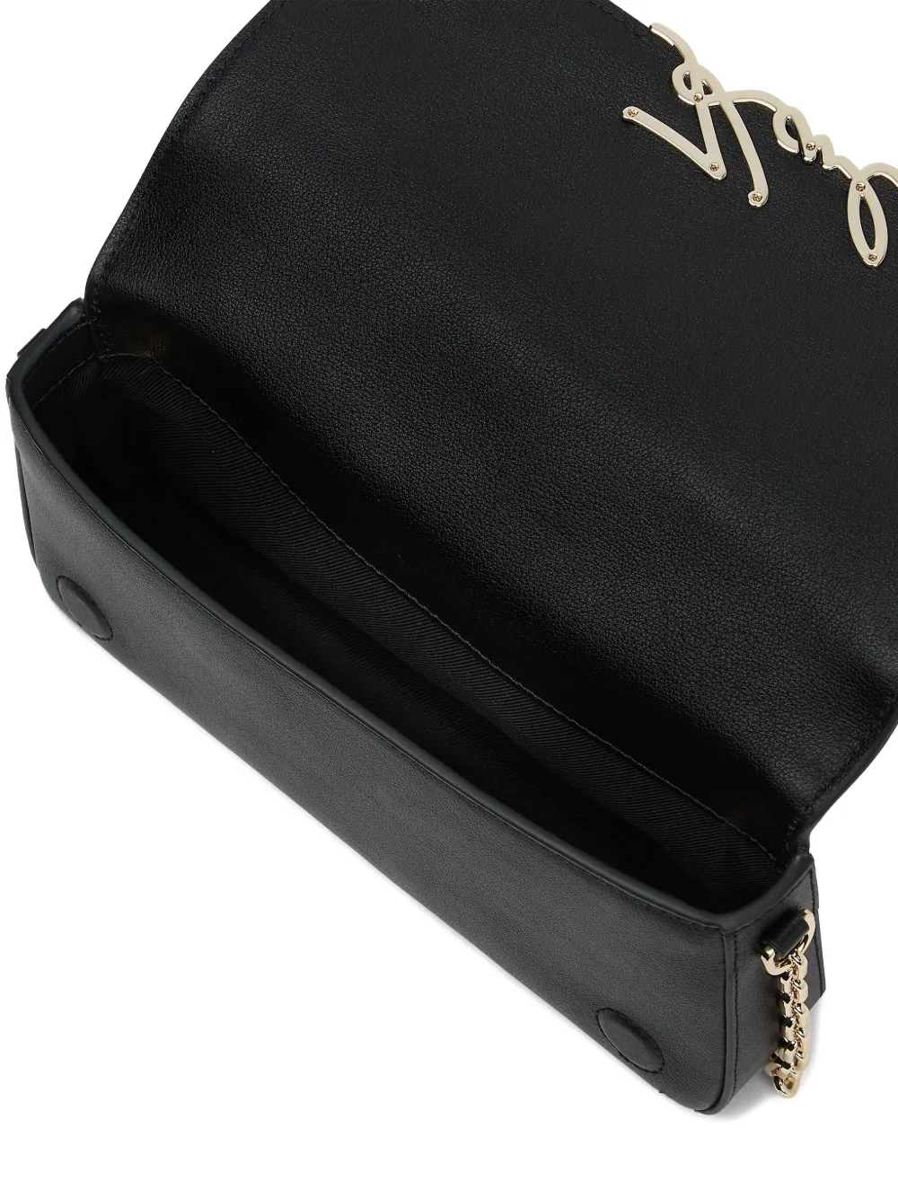 Karl Lagerfeld Chain-strap Mini Bag In Black