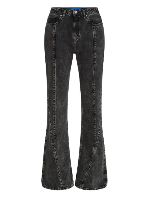 Karl Lagerfeld Jeans high-rise flared jeans