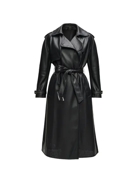 Karl Lagerfeld belted double-breasted trench coat