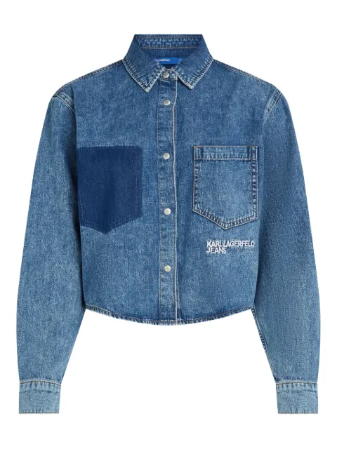 Karl Lagerfeld Jeans boxy denim shirt