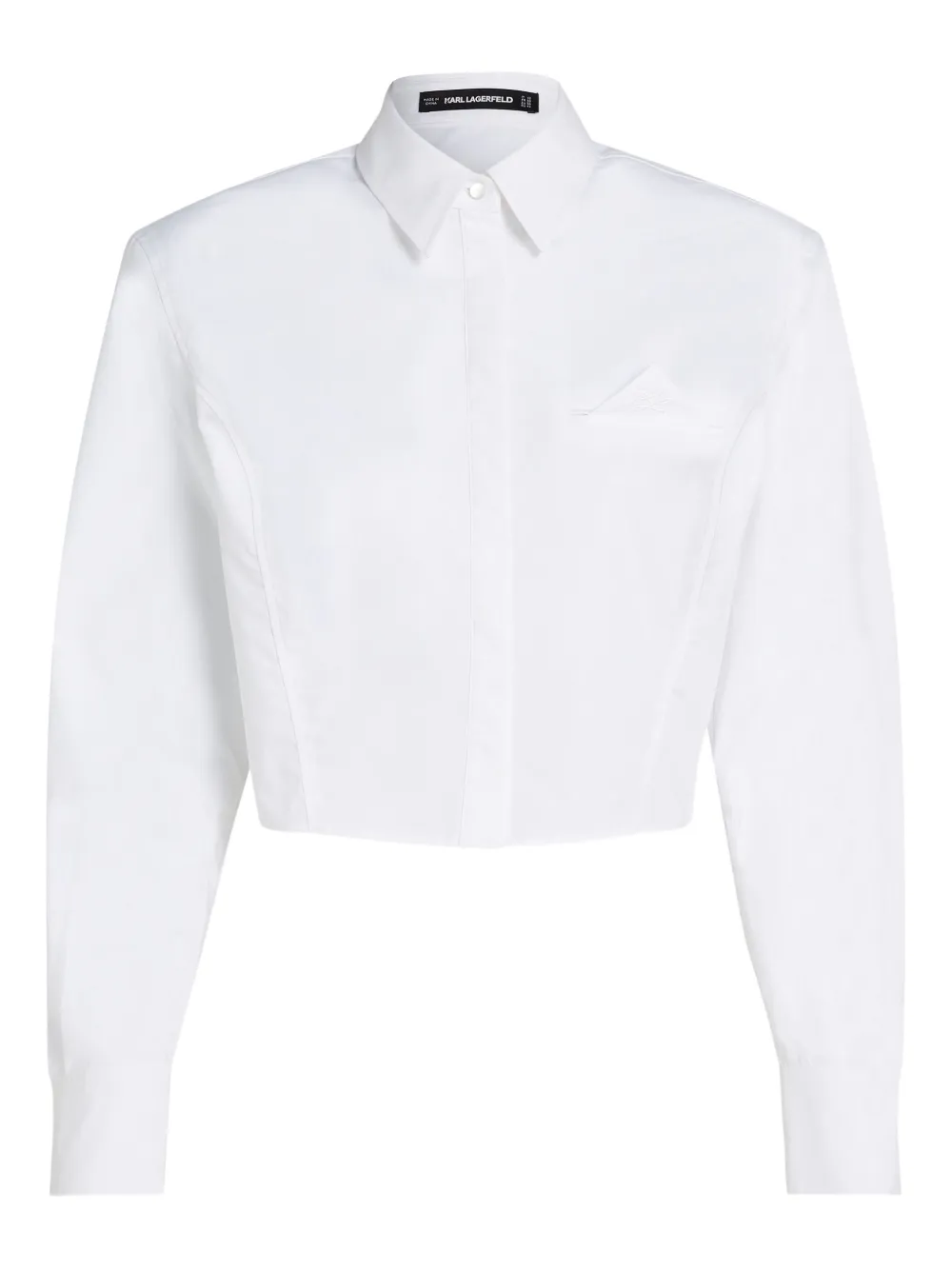 Karl Lagerfeld camisa con bolsillo en el pecho | blanco | Image 1