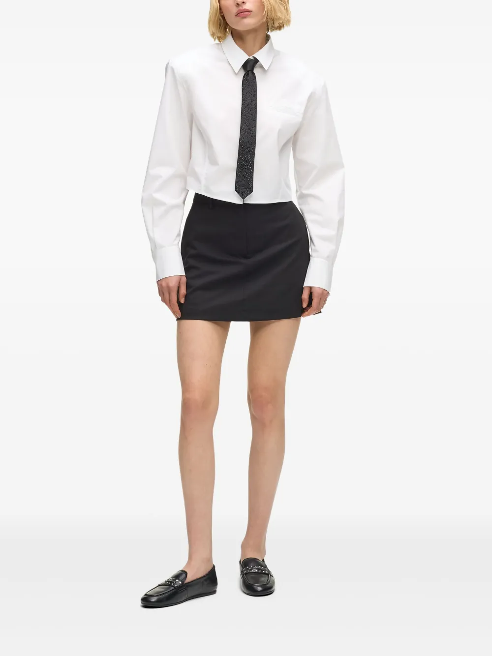 Karl Lagerfeld Blouse met borstzak - Wit