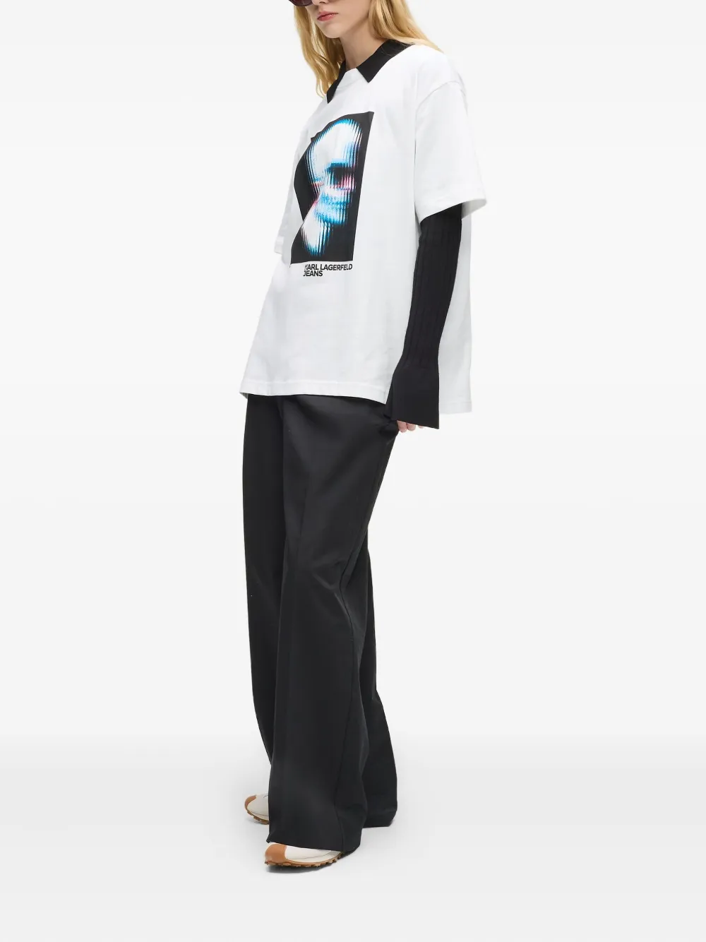 Karl Lagerfeld Jeans logo-print T-shirt | T-Shirts & Jersey Shirts | Image 2