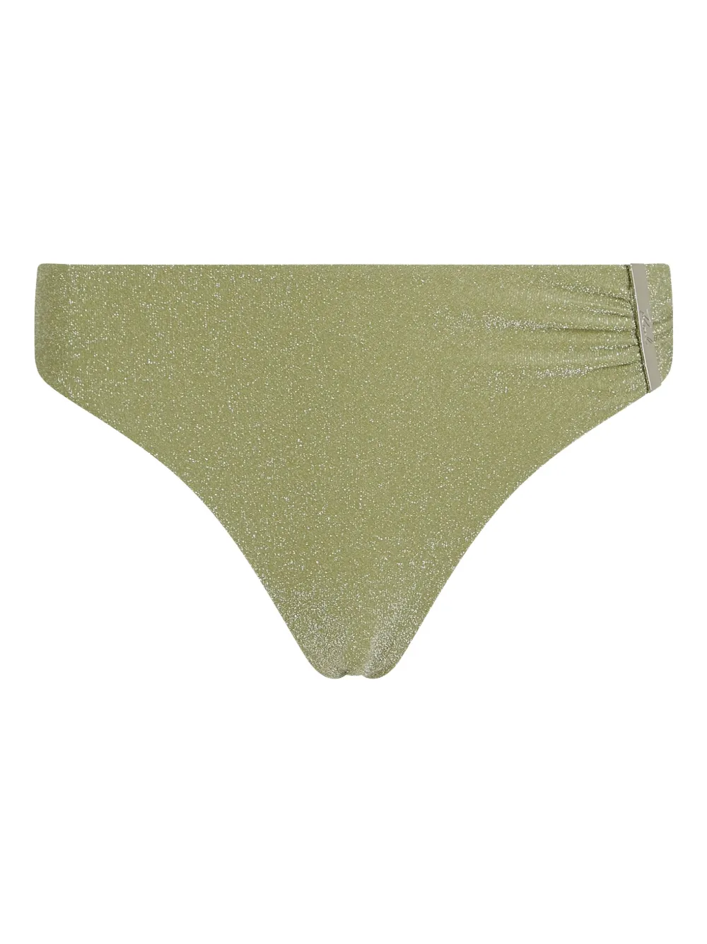 Karl Lagerfeld metallic bikini briefs | Green | Image 1