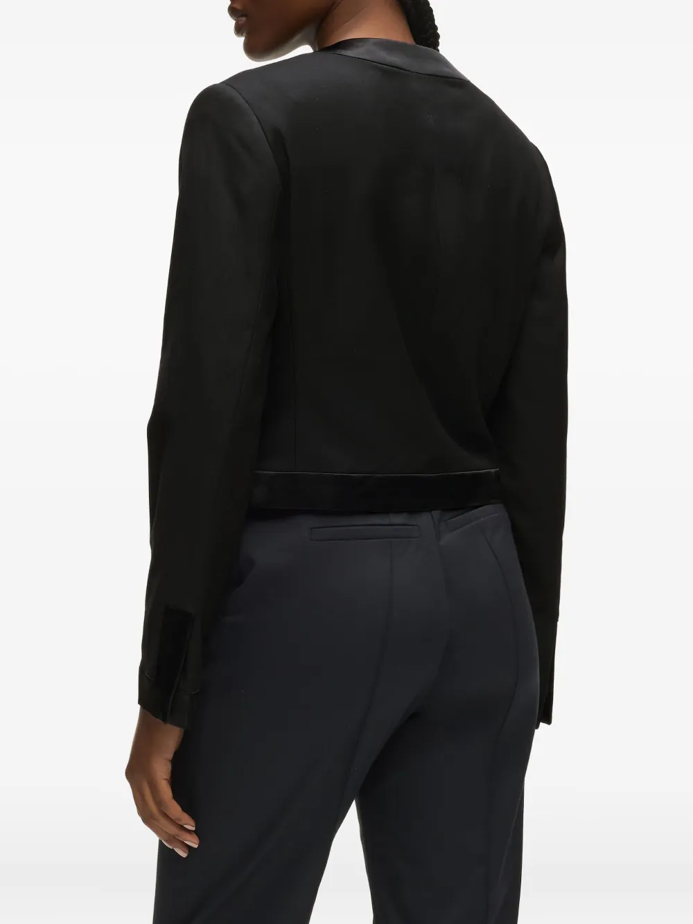 Karl Lagerfeld Jack met knoopsluiting Zwart