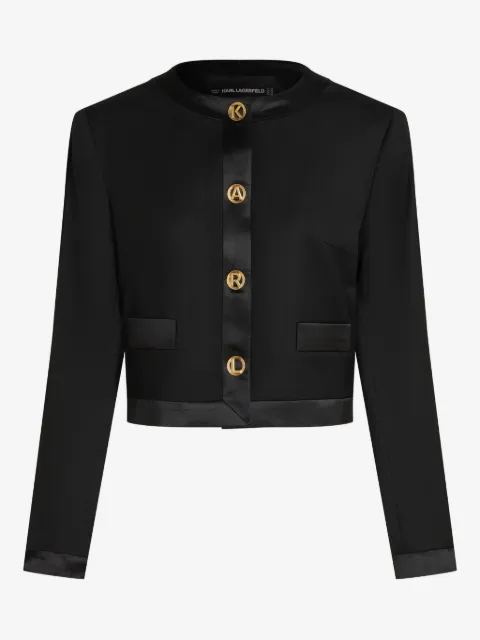 Karl Lagerfeld button-fastening jacket