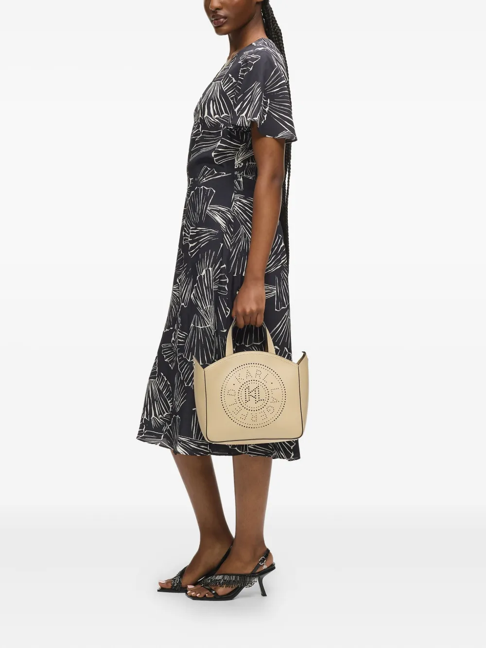 Karl Lagerfeld K/Circle kleine shopper - Beige