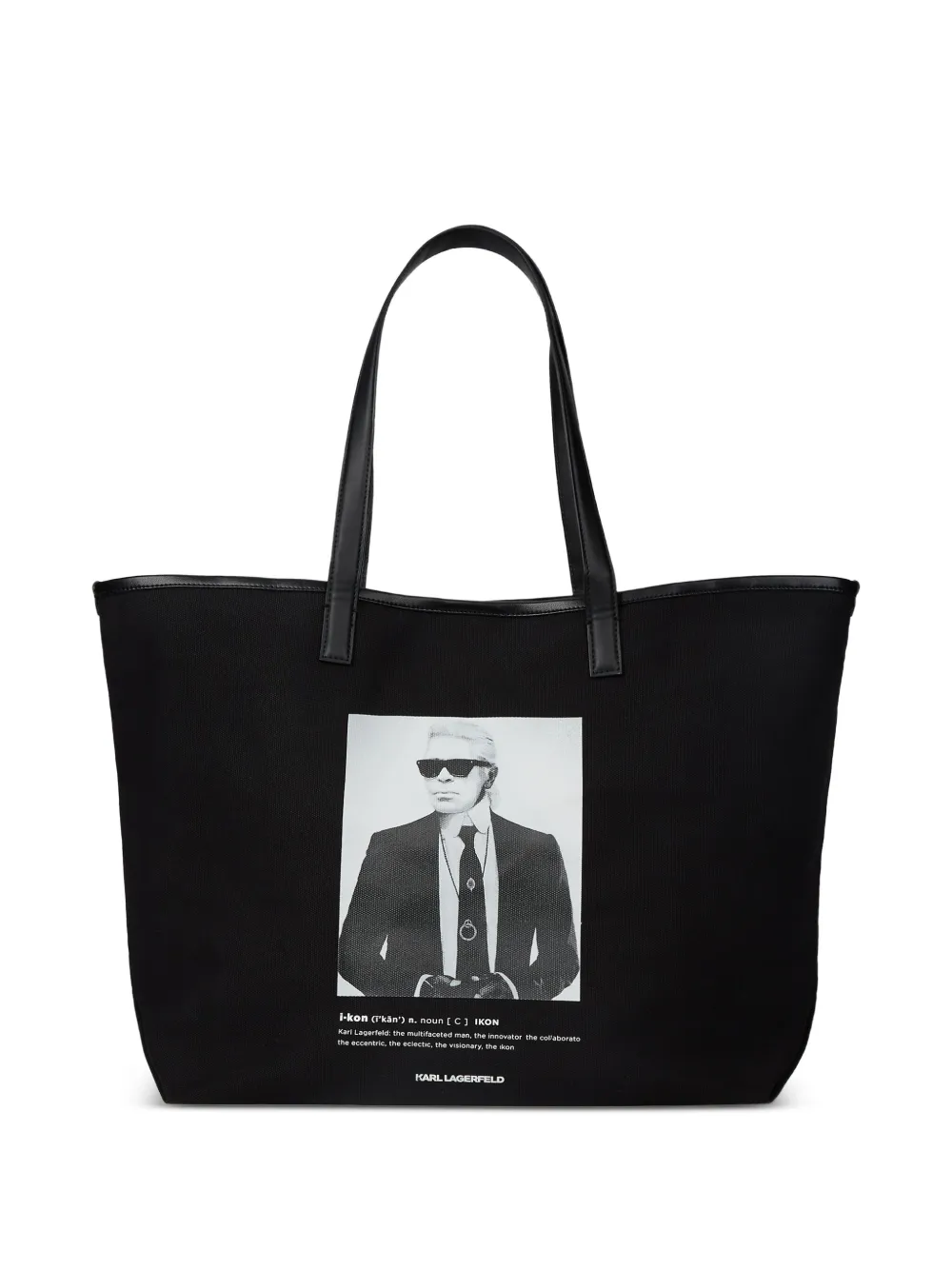 Karl Lagerfeld Karl-print tote bag | Black | Image 1