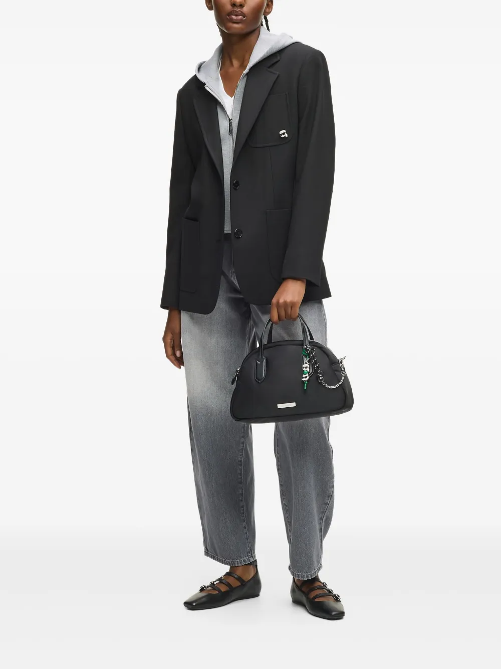 Karl Lagerfeld Ikon crossbodytas Zwart