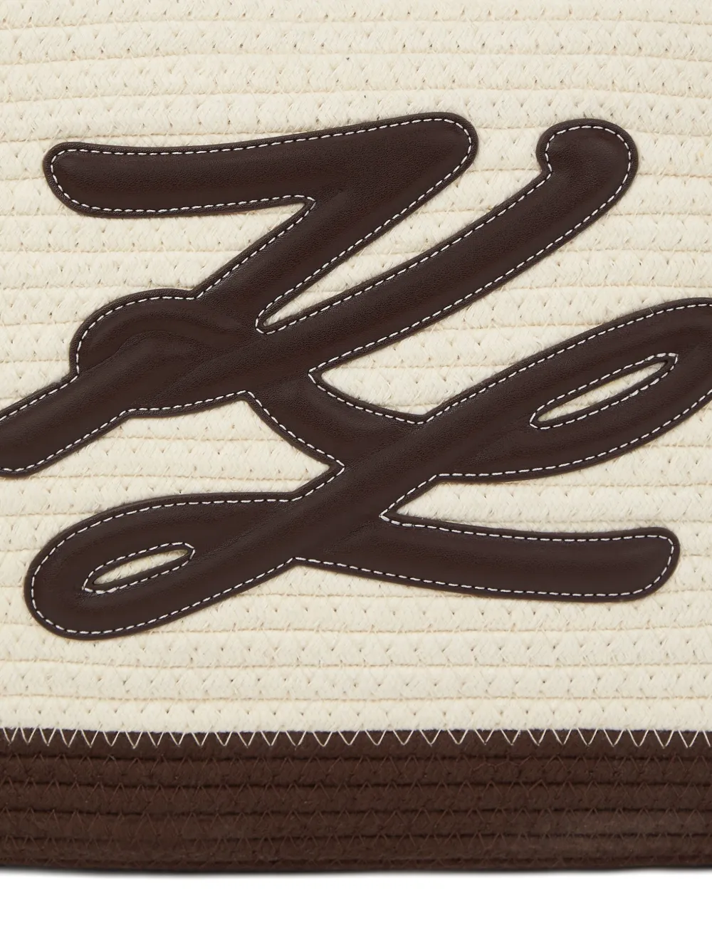 Karl Lagerfeld K Autograph shopper Beige