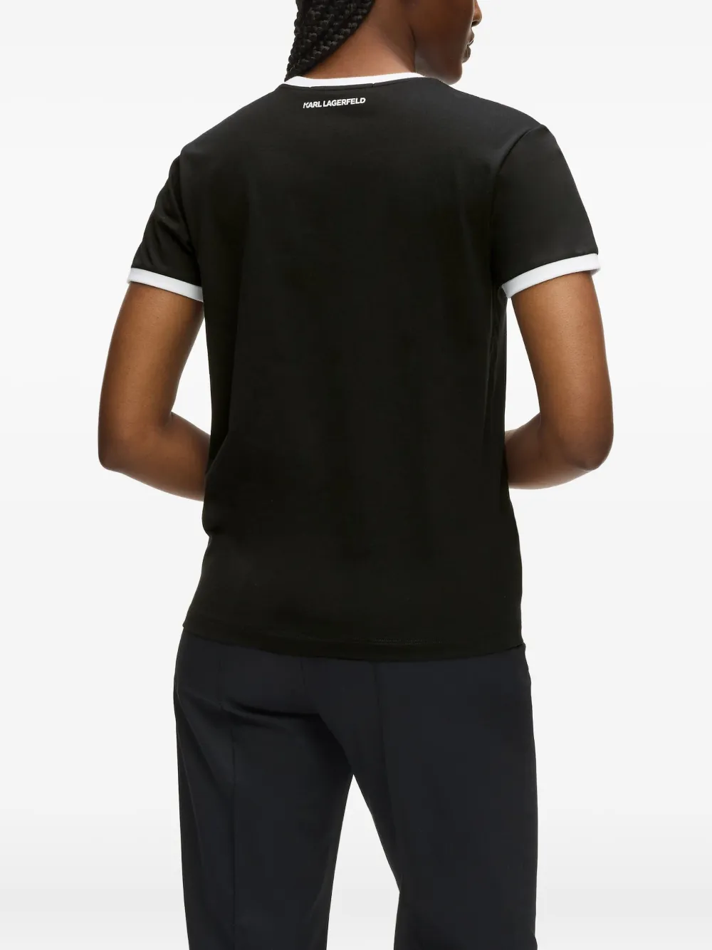 Karl Lagerfeld Graphic-print T-shirt In Black