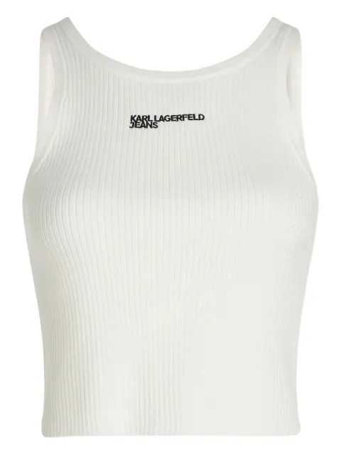 Karl Lagerfeld Jeans ribbed tank top