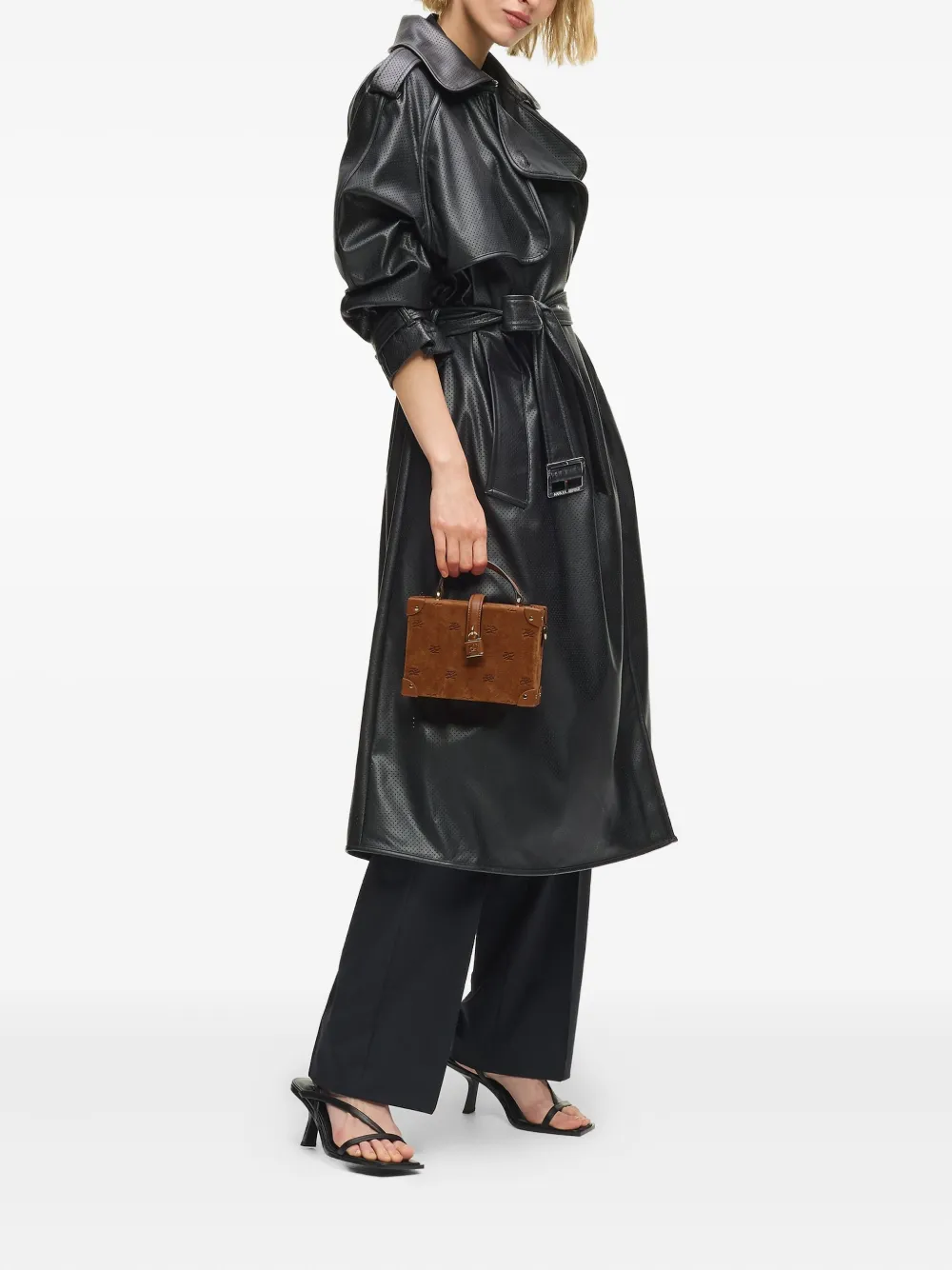 Karl Lagerfeld K/Autograph suede trunk bag | Image 2