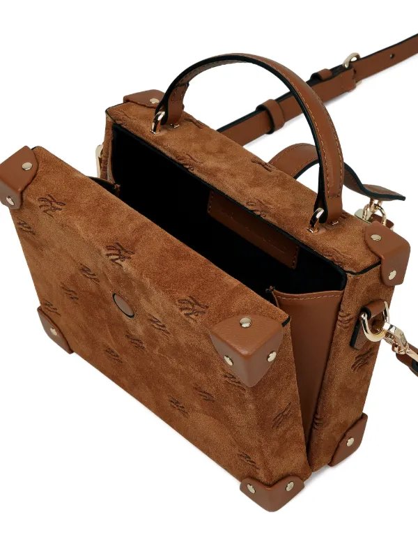 Karl Lagerfeld K/Autograph Padlock Mini Bag | Brown | FARFETCH IL