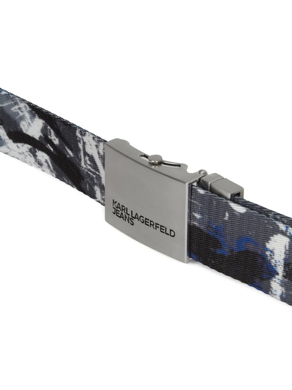 Karl Lagerfeld Jeans Gespriem met graffiti-print Grijs