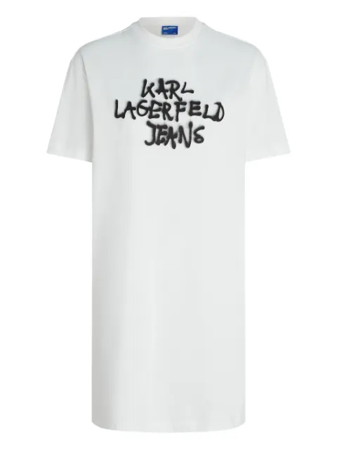 Karl Lagerfeld Jeans graffiti crew-neck dress