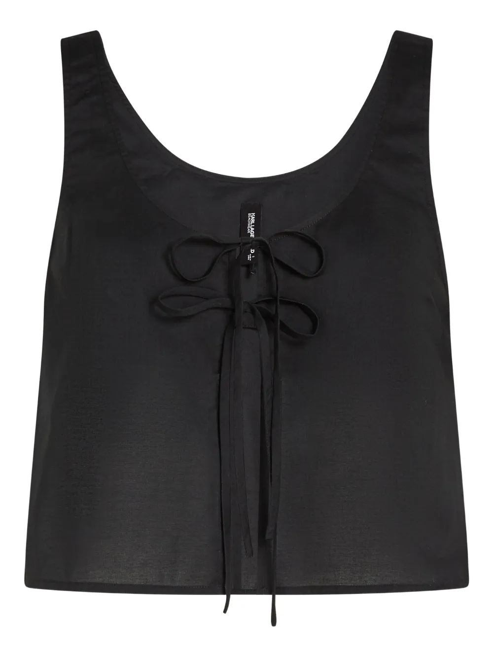 Karl Lagerfeld Top in cotone - Nero