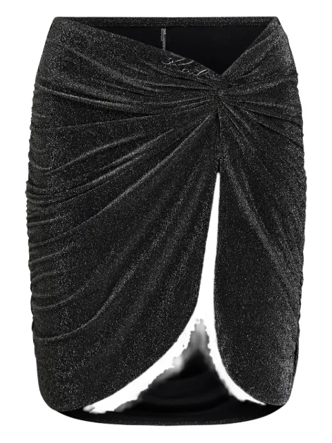 Karl Lagerfeld metallic skirt