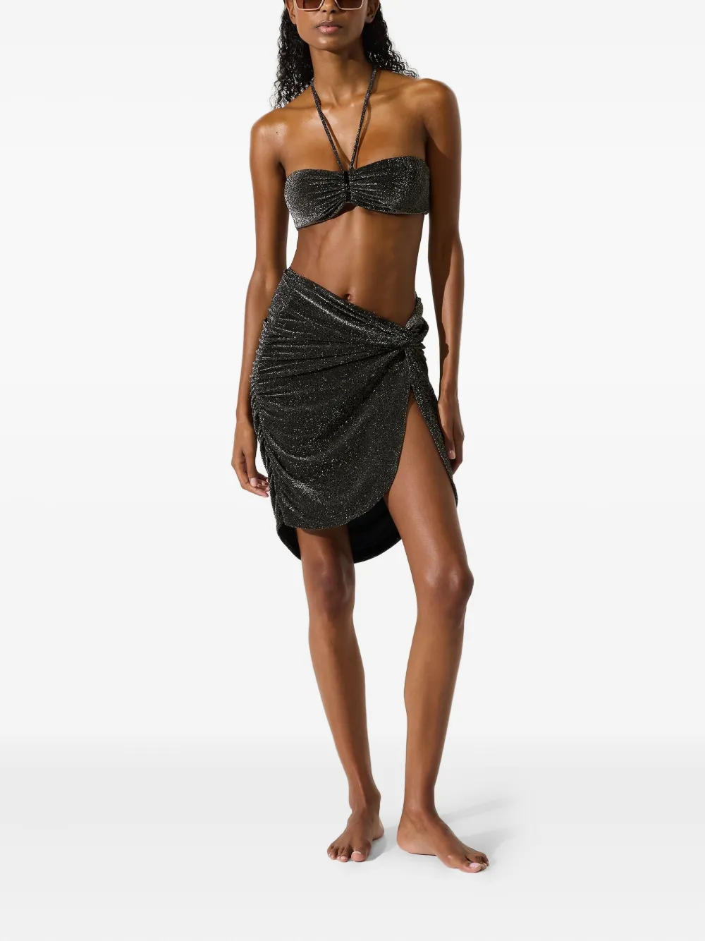 Karl Lagerfeld Metallic rok Zwart