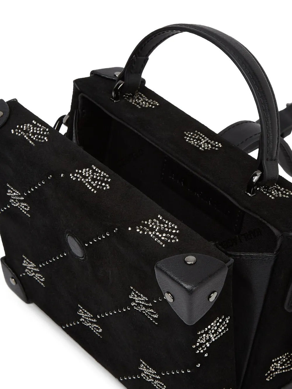 Karl Lagerfeld K Autograph koffer met hangslot Zwart